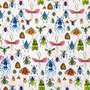 Watercolor Insects Super Snuggle Flannel Fabric
