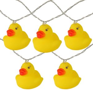 Northlight 10-Count Yellow Rubber Ducky LED String Lights