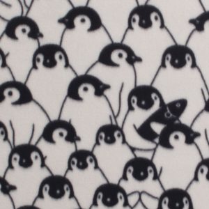 Packed Penguins Blizzard Fleece Fabric - 1