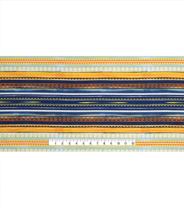 Sunset Stripe Super Snuggle Flannel Fabric - Image 2