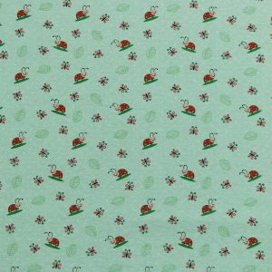 Blue Little Ladybugs Super Snuggle Flannel Fabric