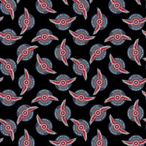 Falcoln and the Winter Soldier Wield The Shield Cotton Fabric