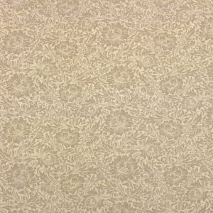 108 White Floral Print Wide Flannel Fabric