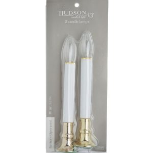 12 Flameless Taper Candles 2pk by Hudson 43