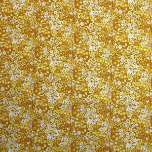 108 Yellow Tonal Floral Wide Flannel Fabric