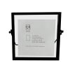 3.5 Black Edged Transparent Tabletop Picture Frame by Place   Time