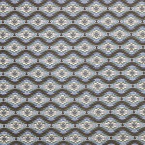 Blue Aztec Diamonds In Line Super Snuggle Flannel Fabric