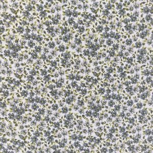 Blue Floral Quilt Cotton Fabric by Keepsake Calico