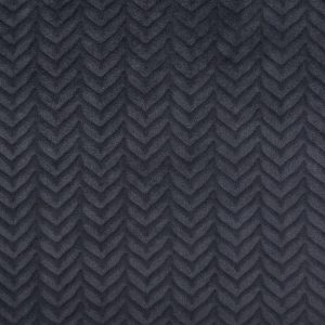 Arrow Black Embossed Sew Lush Fleece Fabric