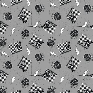 MTV Volume Dial Cotton Fabric