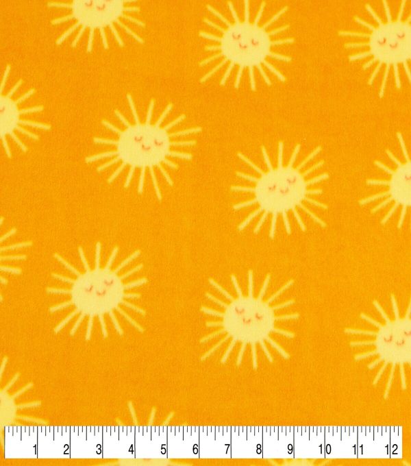 POP! Sunshine Fashion Lightweight Fleece Fabric - Image 3