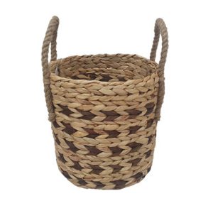 10 Water Hyacinth Woven Basket With Handles by Place   Time