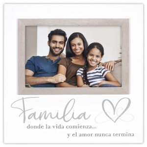 Malden 4 x 6 Familia Donde La Vida Comienza Tabletop Picture Frame