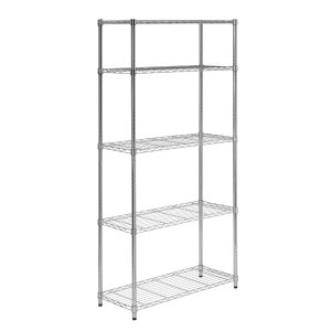 Honey Can Do 36 x 72 Heavy Duty 5 Tier Adjustable Shelving Unit 200lbs