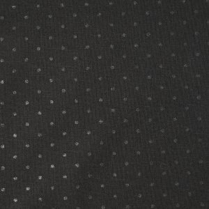 Black Pin Dots Quilt Foil Cotton Fabric by Keepsake Calico