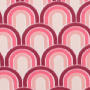 Pink Geometric Tonal Blizzard Fleece Fabric