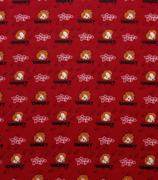 Chucky Batteries Included Cotton Fabric - Image 2