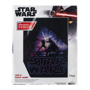 Dimensions 9 x 12 Luke   Darth Vader Counted Cross Stitch Kit