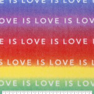 Pride Love is Love Anti Pill Fleece Fabric