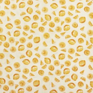 Tossed Lemons Novelty Cotton Fabric