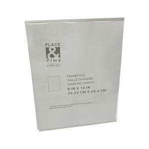 8 x 10 Clear Acrylic L Base Tabletop Picture Frame by Place   Time