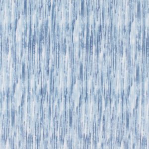 Blue Streaks on White Anti Pill Fleece Fabric