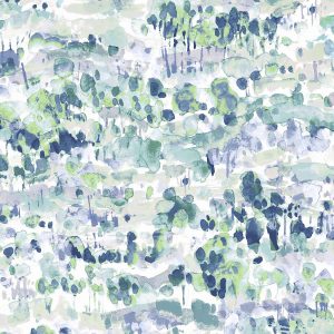 Surface Style 20.5  x 18  Seaglass Water Coloring Peel   Stick Wallpaper