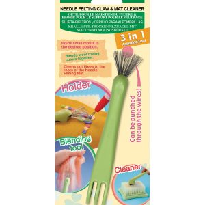 Clover Felting Needle Claw And Mat Cleaner - 1