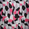Pink   Purple Abstract Geometric Cotton Fabric by Quilter s Showcase