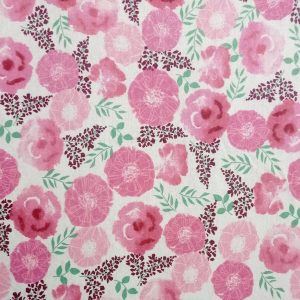 Paris Floral Super Snuggle Flannel Fabric - 1
