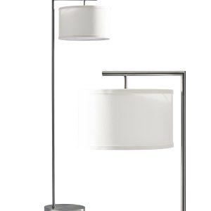 Brightech Montage Modern LED Floor Lamp   Nickel