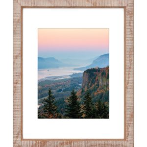 11 x 14 Matted to 8 x 10 Chattered Wood Frame by Hudson 43