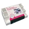 Totally Tiffany 15 Die Stamp   Supply Organizer With 6 Movable Dividers