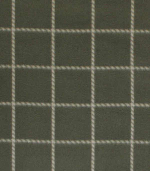 Green Windowpane Plaid Blizzard Fleece Fabric
