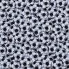 Packed Soccer Balls Novelty Cotton Fabric