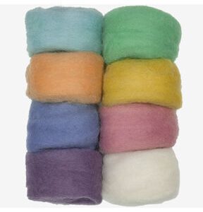 Dimensions 10g Pastel Needle Felting Wool Value Pack 8ct