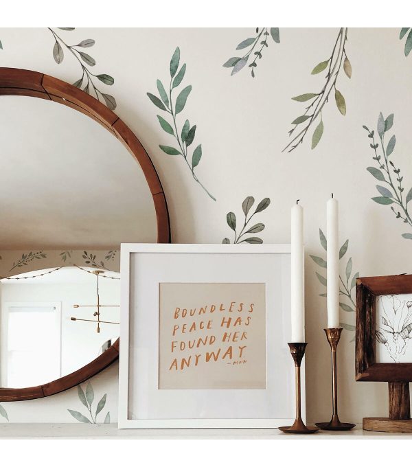 Country Leaves Peel   Stick Wall Decals - Image 2