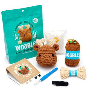 The Woobles 4.5 Roosevelt The Moose Crochet Kit