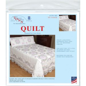 Jack Dempsey 92 x 101 XX Colonial Stamped Quilt Top