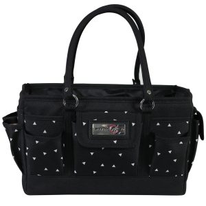 Everything Mary 13 Black   White Collapsible Deluxe Store   Tote