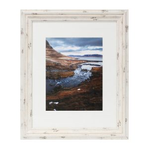 BP 11 14 Distressed Cream Wall Photo Frame - 1