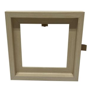 8 x 8 Natural Canvas Float Frame by Place   Time