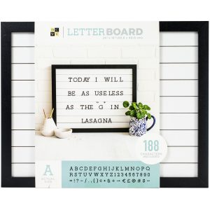 DCWV Letterboard 20 x16  with 1  Letters Shiplap