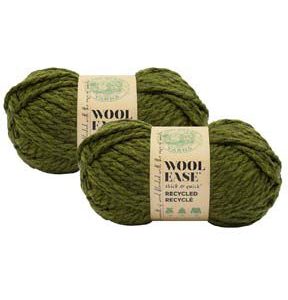 Lion Brand Wool-Ease Thick   Quick Super Bulky Recycled Yarn 2 Bundle
