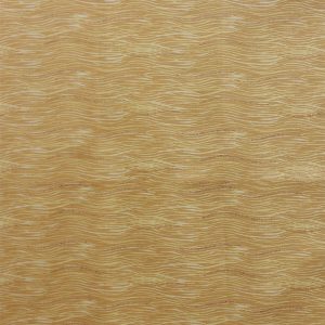 Yellow Wavy Lines Quilt Glitter Cotton Fabric by Keepsake Calico
