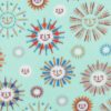 Smiling Suns on Blue Anti Pill Plush Fleece Fabric