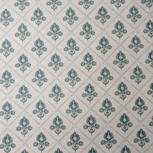 Blue Diamond Floral Super Snuggle Flannel Fabric