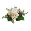 Northlight 16 Pink   Green Hydrangea Candle Holder Centerpiece