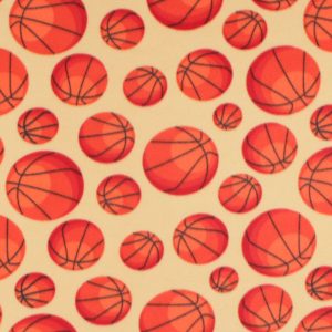 Basketball Blizzard Fleece Fabric