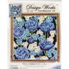 Design Works 12 x 12 Blue Roses Needlepoint Kit
